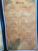 Loreto Islas menu