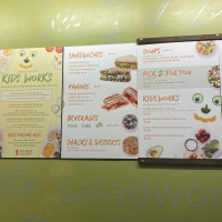 Saladworks menu