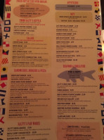 Salty's menu