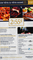 Madisons New York Grill & Bar food