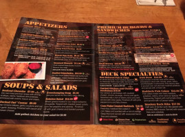 Lower Deck - Downtown Halifax menu