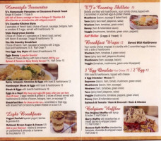 T J's Country Kitchen menu