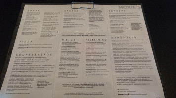 Moxies menu