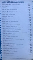 Kalpazankaya menu