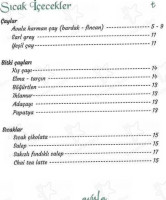 Tren Alaçatı Köyiçi menu