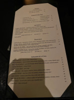 Javier's menu