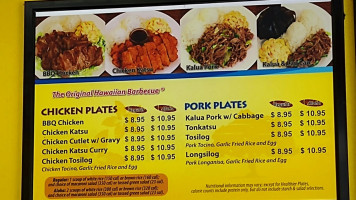 L&l Hawaiian Barbecue food