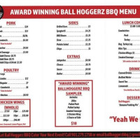 Ball Hoggerz Bbq outside