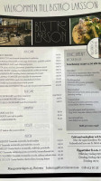 Bistro Larsson – Över Borden menu