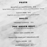 Viaggio Toronto menu