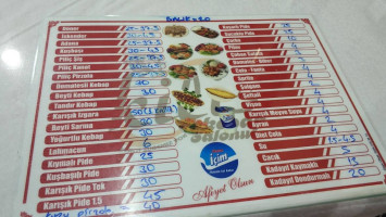 Kilis Kebap Salonu 1952 menu