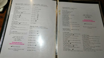 Magic Sushi and Wok menu