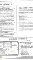 Umai Sushi menu