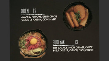 Raku menu