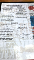 Shoreline Restaurant menu