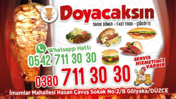 Doyacaksin Fast Food Tavuk Döner Çiğköfte food