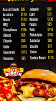 Moy's Burger food