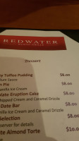 Redwater Rustic Grille menu