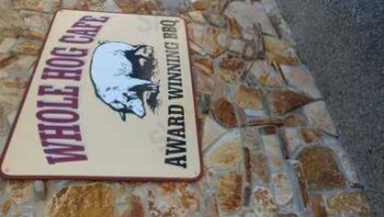 Whole Hog Cafe menu