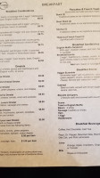 Chris' Cafe menu