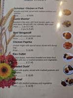 Ukrainian Village menu