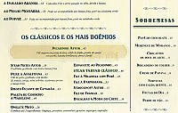 Astor menu