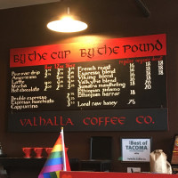 Valhalla Coffee Roasters menu