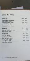 Blausee menu