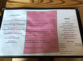 Fat Pasha Inc menu