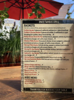 Beergarden menu