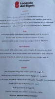 Locanda Dal Bigatt menu