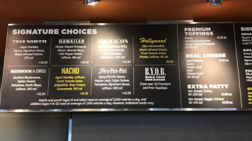 South St. Burger menu