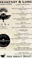 Hotwire Online Coffeehouse menu