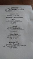 Sternensee menu