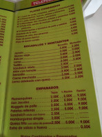 Telepollo menu