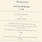 Au Vieil Aubel menu