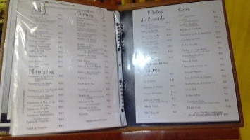 Las Juanas menu