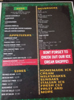 Ray's El Mariachi menu