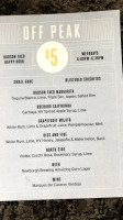 Hudson Taco menu