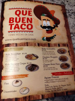 Que Buen Taco #2 menu