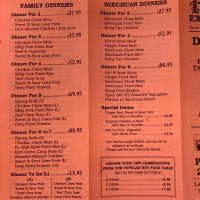 Fu Wah Express Chinese Foods menu