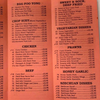 Fu Wah Express Chinese Foods menu