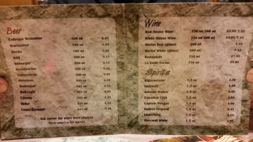 Ralph's German And Café menu