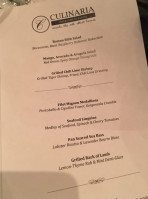 Culinaria menu