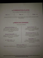 Loca Rosa menu