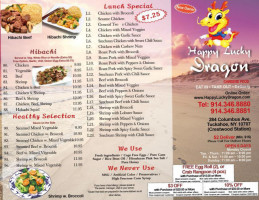 Happy Lucky Dragon menu