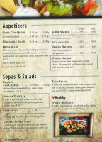 El Conquistador menu