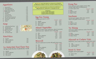 King's Chef Chinese Food menu