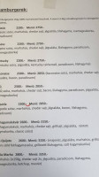 D-bisztró menu