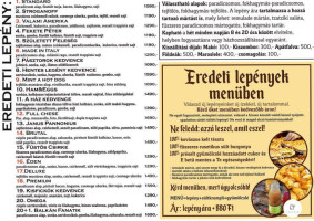 Szent Gellért Borház és Vendégfogadó menu